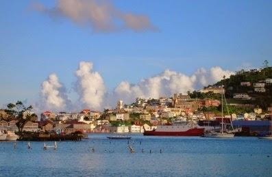 Vista de la capital Saint George, Grenada