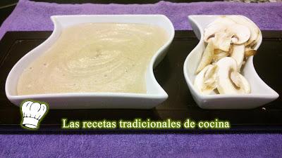 Receta de Salsa de Champiñones