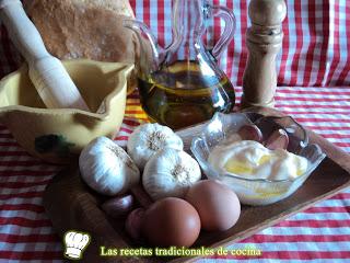Receta de ajoaceite o all i oli
