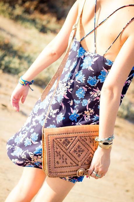 Summer Floral Dress + Romantic Braids Tutorial