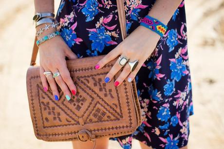 Summer Floral Dress + Romantic Braids Tutorial