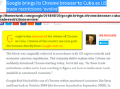 Falso Google desbloqueó Chrome para Cuba