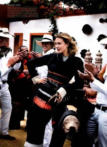 Editorial: Dark Horse by Mario Testino. Vogue US, Setiembre 2014.