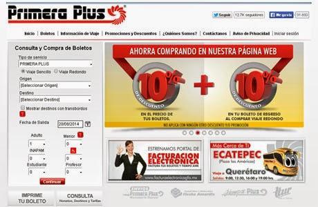 Primera Plus autobuses, México