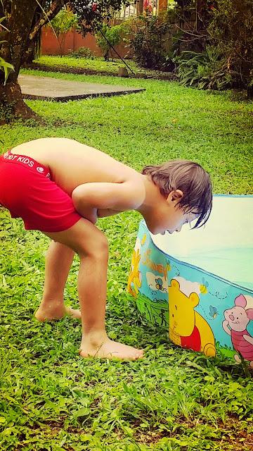 Piscina en un día frío