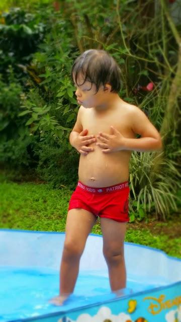 Piscina en un día frío