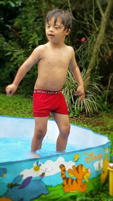 Piscina en un día frío