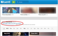 Como descargar las fotos de Tuenti