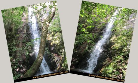 Ruta Cascadas Guanga, Castiello, el Oso: Primera cascada