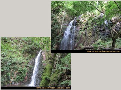 Ruta Cascadas Guanga, Castiello, el Oso: Segunda y tercera cascada