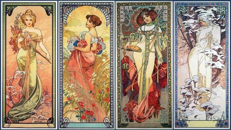 serie de Alphonse Mucha