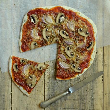 PIZZA PICANTE DE CHAMPIÑONES