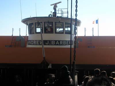 Ferry que conecta Manhattan con State Island. Nueva York