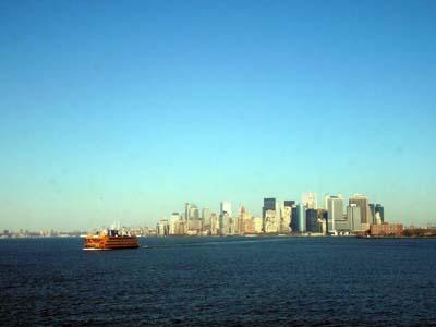 Ferry que conecta Manhattan con State Island. Nueva York