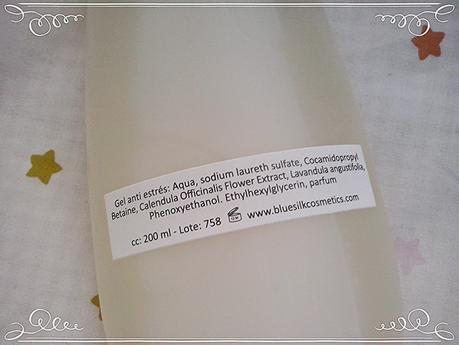 Gel de ducha Blue Silk Cosmetics