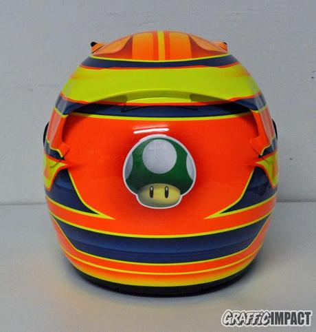 Personalización del casco de karting Arai de Ale Fleta