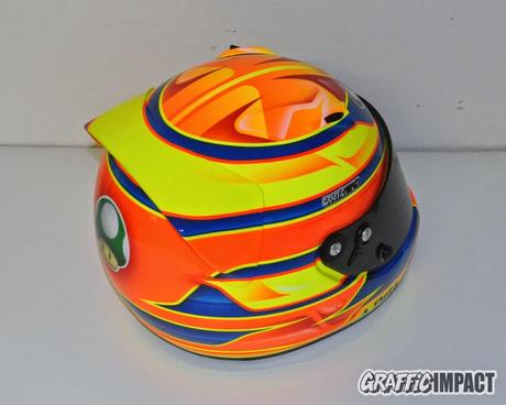 Personalización del casco de karting Arai de Ale Fleta