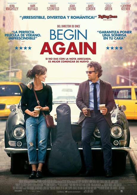 Begin Again, buena película de Keira Knightley sobre el mundo de la industria musical