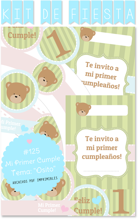 Freebies - Imprimibles: Mi Primer Cumple!