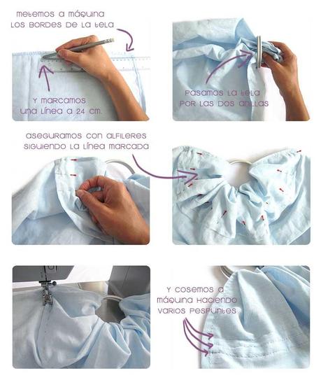 como hacer una bandolera DIY 3 Cómo hacer un a bandolera portabebés   DIY  