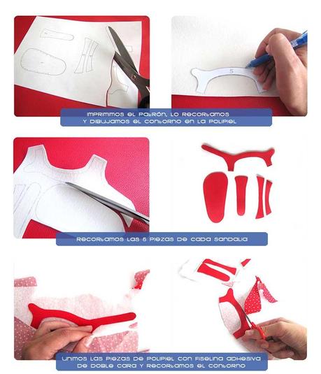 Cómo hacer unas sandalias de bebé DIY sandalias bebe DIY 3 Cómo hacer unas sandalias de bebé DIY