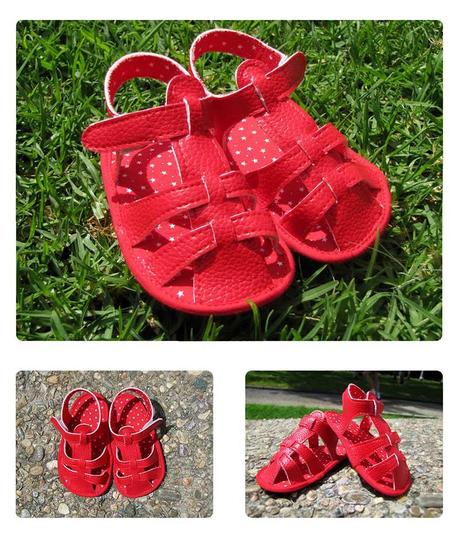Cómo hacer unas sandalias de bebé DIY sandalias bebe DIY 2 Cómo hacer unas sandalias de bebé DIY