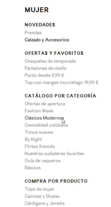 H&M online, mis primeras impresiones