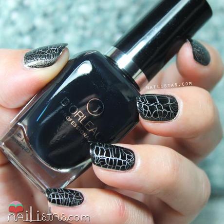 esmalte efecto piel de serpiente