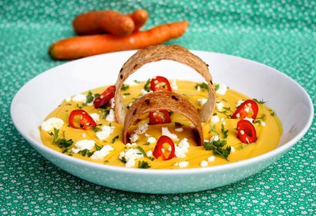 Sopa thai fría de zanahoria