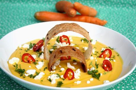 Sopa thai fría de zanahoria