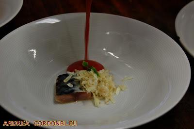 GAZPACHO DE CEREZAS CON CABALLA Y QUESO DE CABRA: RECETAS DE ALTA COCINA