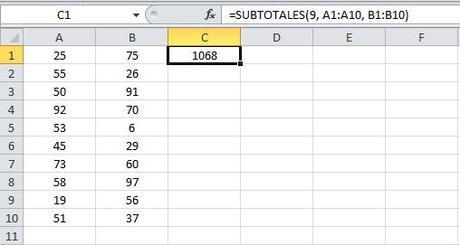 Como Utilizar La Función SUBTOTALES en Excel la funcion subtotales en excel 04 Como Utilizar La Función SUBTOTALES en Excel