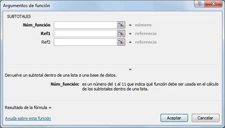 Como Utilizar La Función SUBTOTALES en Excel la funcion subtotales en excel 01 Como Utilizar La Función SUBTOTALES en Excel