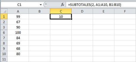 Como Utilizar La Función SUBTOTALES en Excel la funcion subtotales en excel 06 Como Utilizar La Función SUBTOTALES en Excel
