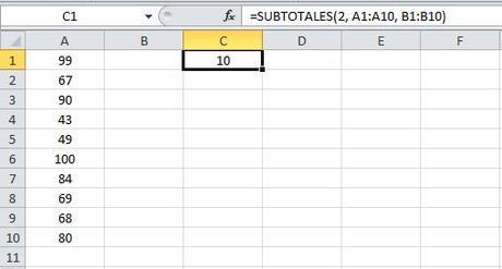 Como Utilizar La Función SUBTOTALES en Excel la funcion subtotales en excel 05 Como Utilizar La Función SUBTOTALES en Excel