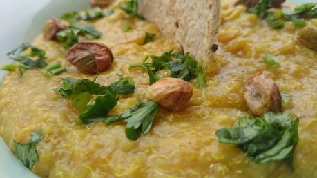 Crema de calabaza y quinoa