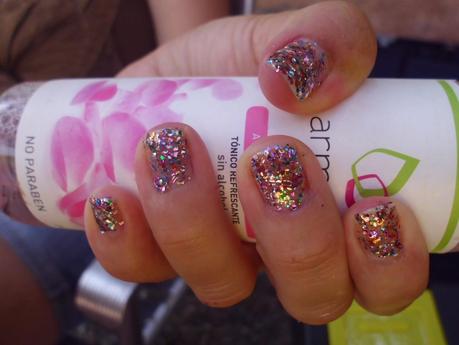 manicura glitter