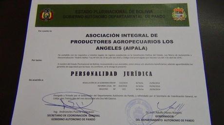 40 FAMILIAS BRASILERAS CONSOLIDAN ASENTAMIENTOS LEGALES EN PANDO