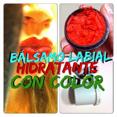 Bálsamo labial hidratante con color. Receta 100% NATURAL ( PASO A PASO )