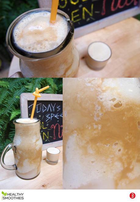 Today’s special: Golden Nut{White Smoothie} Golden Nut Ingredients by la Coquette