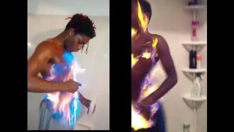 Arrestan a una mujer por grabar un vídeo de su hijo quemándose hijo quemándose