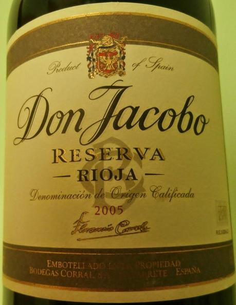 Don Jacobo Tinto Reseva 2005, de Bodegas Corral