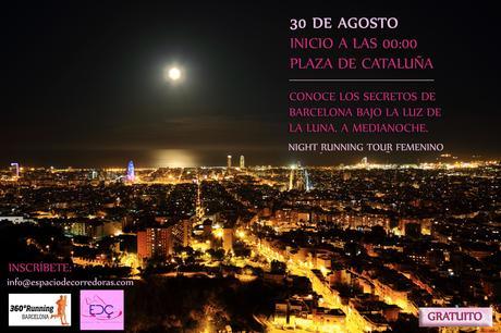 City running tour nocturno para mujeres
