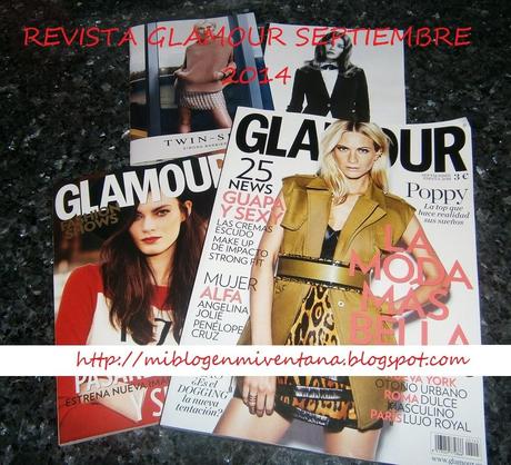 Revista Glamour Septiembre 2014.