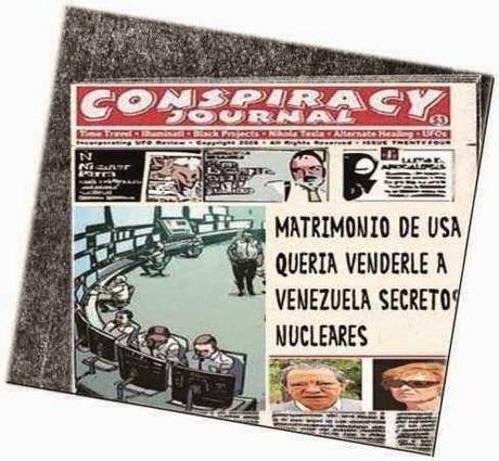 front page cómic - Venezuela secretos nucleares