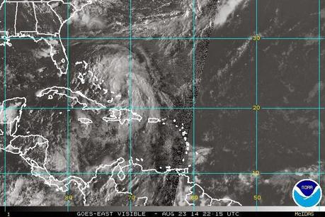 Disturbio es depresión tropical; rabo afecta Rep. Dom.