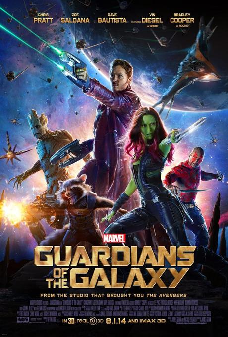 GUARDIANES DE LA GALAXIA (2014), DE JAMES GUNN. LOS CINCO MAGNÍFICOS DEL ESPACIO.