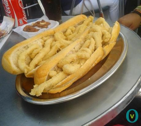 bocadillo calamares