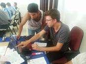 primeras pareja empatados cima...pero quisieron foto juntos!