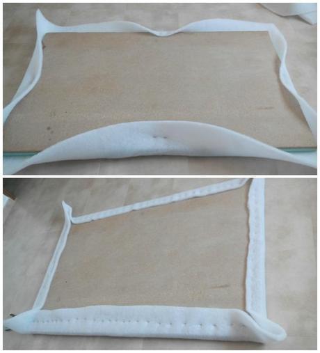 Como hacer un cabecero de cama forrado